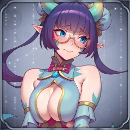 后宫绮梦 Harem Fantasy 蓝发角饰角色头像